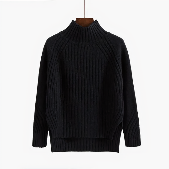Lula | strickpullover mit rundhalsausschnitt