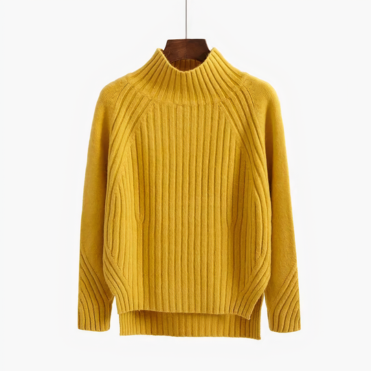 Lula | strickpullover mit rundhalsausschnitt