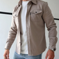 Hemd beige für herren