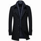 Warme winterjacke für herren, elegant und funktionell