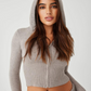 Gestrickter zweiteiler | loungewear für damen