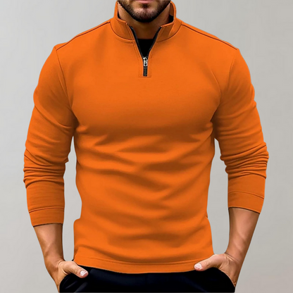 Herrenpullover mit reißverschluss – tag