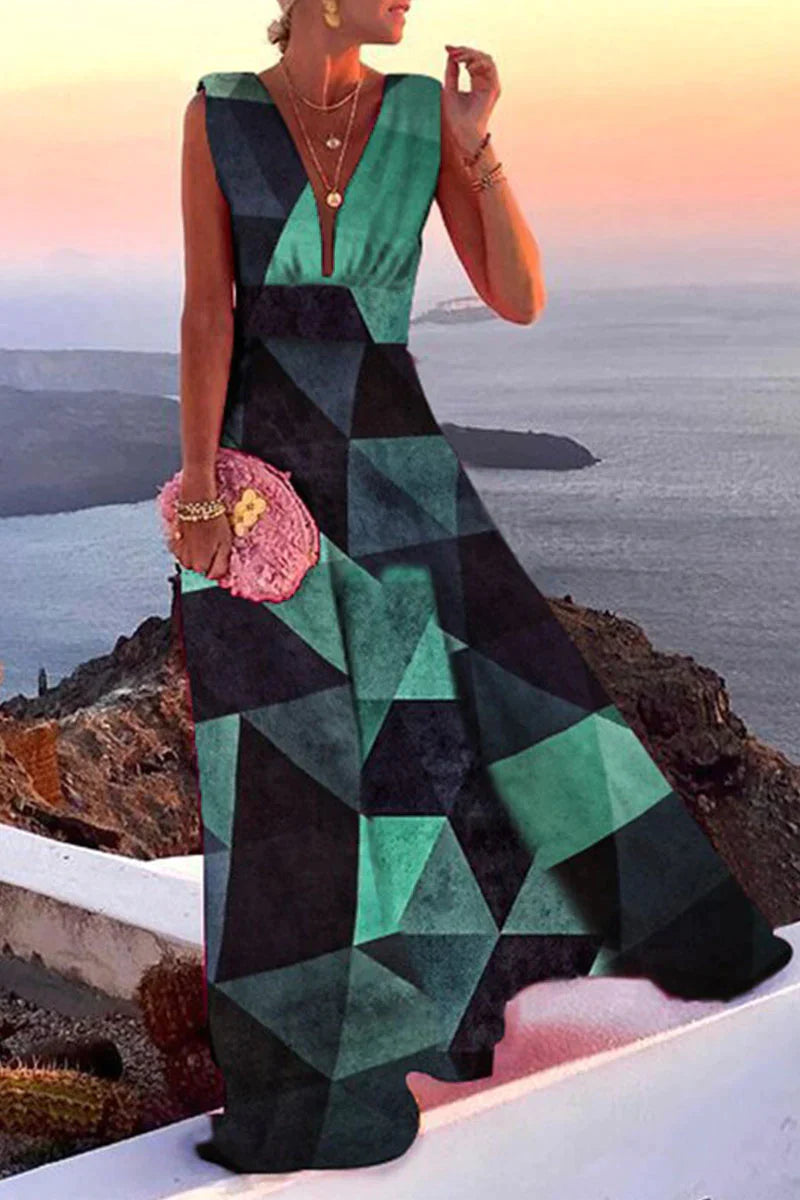 Grün Sommerkleid für Damen