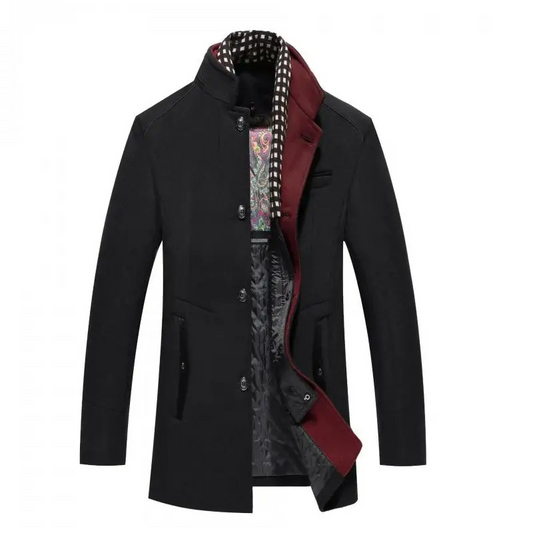 Herren-winterjacke - warm und stylisch mit stehkragen