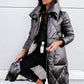 Warmer gesteppter baumwollparka für damen/herren für herbst und winter