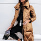 Warmer gesteppter baumwollparka für damen/herren für herbst und winter