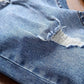 Hellblau Zerrissene Jeans für Herren