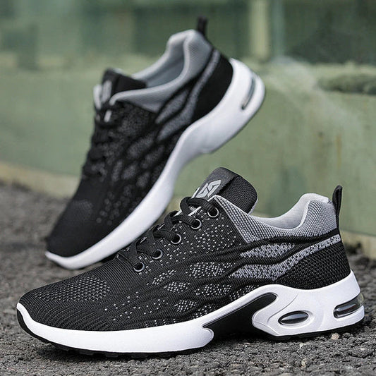 Leichte und atmungsaktive herren-laufschuhe für maximalen komfort