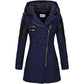 Eleganter und bequemer damen-wintermantel