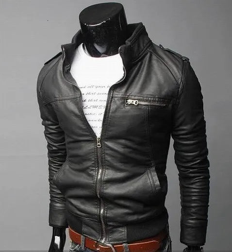 Brok – modische lederjacke