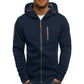 Oliver - stilvolle tech-fleece-jacke für herren