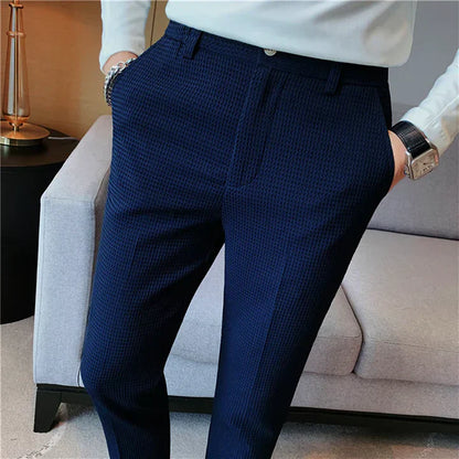 Willem - lässige hose aus waffelstoff