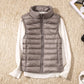 Alexis - armelloser ultraleichter bodywarmer mit daunen