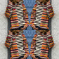 Eva janssen – mehrfarbiger kapuzenpullover