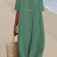 Karyl - kleid aus leinen und baumwolle