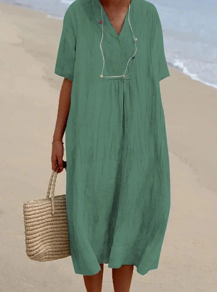 Luftiges sommerkleid im boho-stil – leichtigkeit & komfort