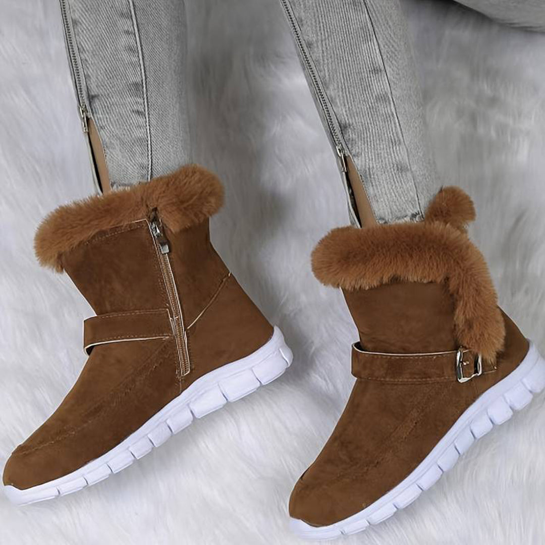Modische winterstiefel mit sportlicher sohle - Paula