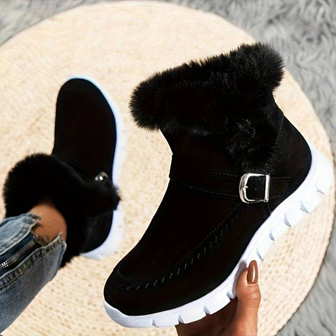 Modische winterstiefel mit sportlicher sohle - Paula