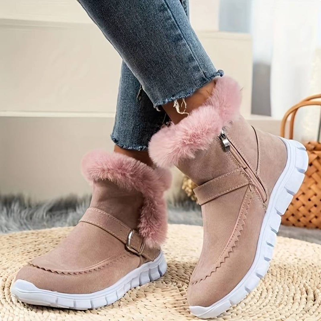 Modische winterstiefel mit sportlicher sohle - Paula