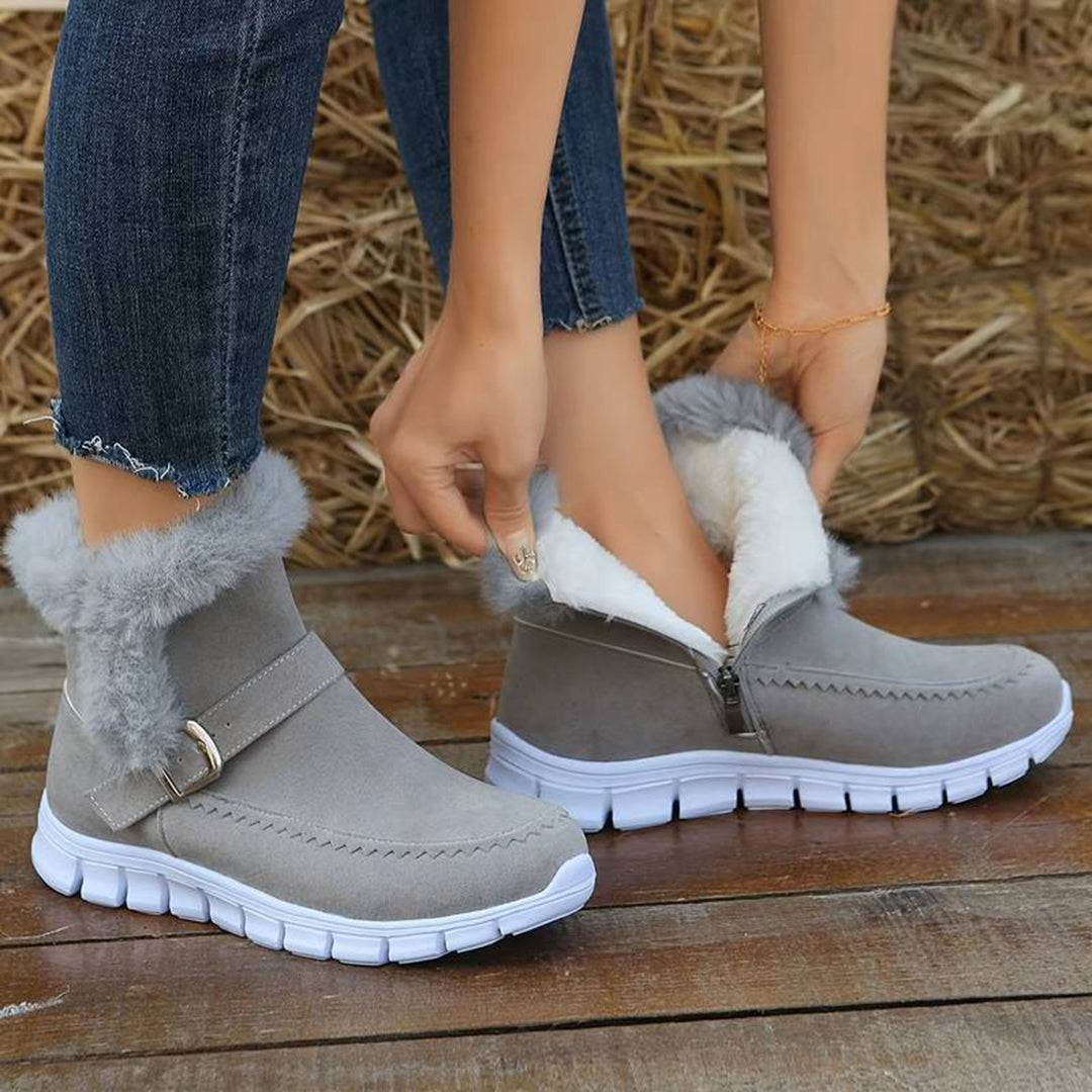 Modische winterstiefel mit sportlicher sohle - Paula