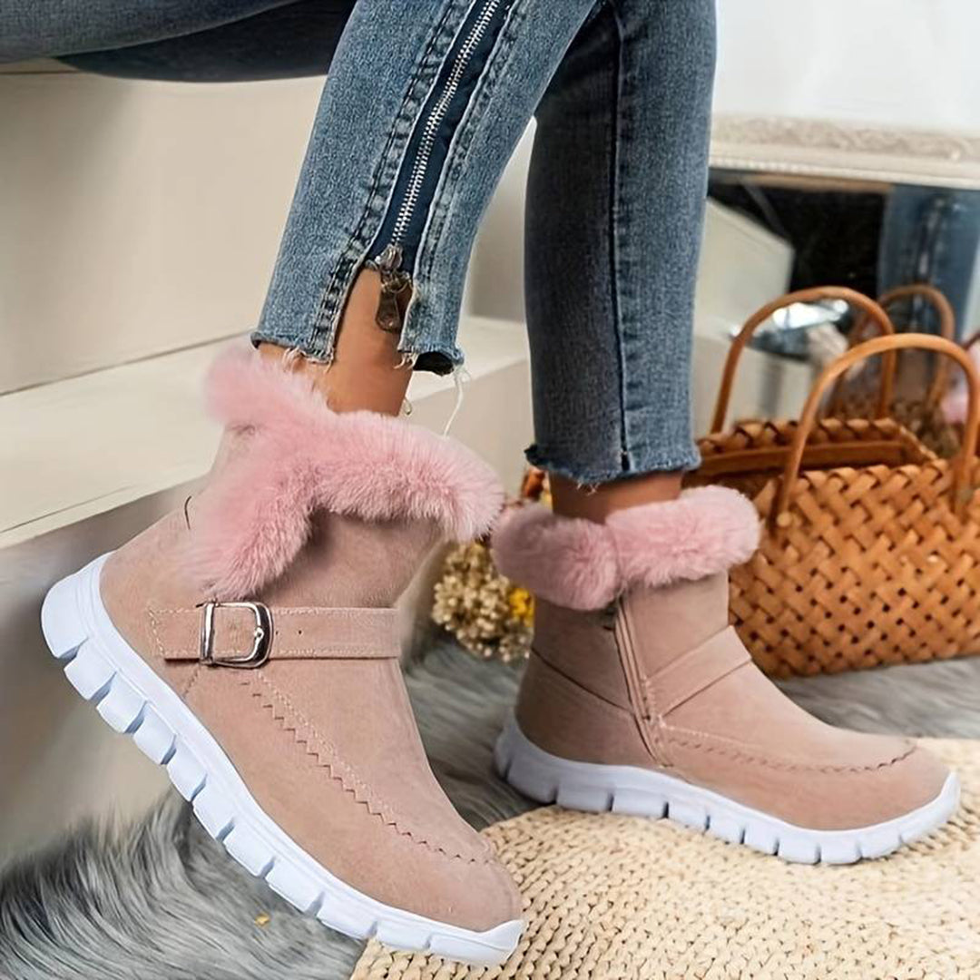 Modische winterstiefel mit sportlicher sohle - Paula