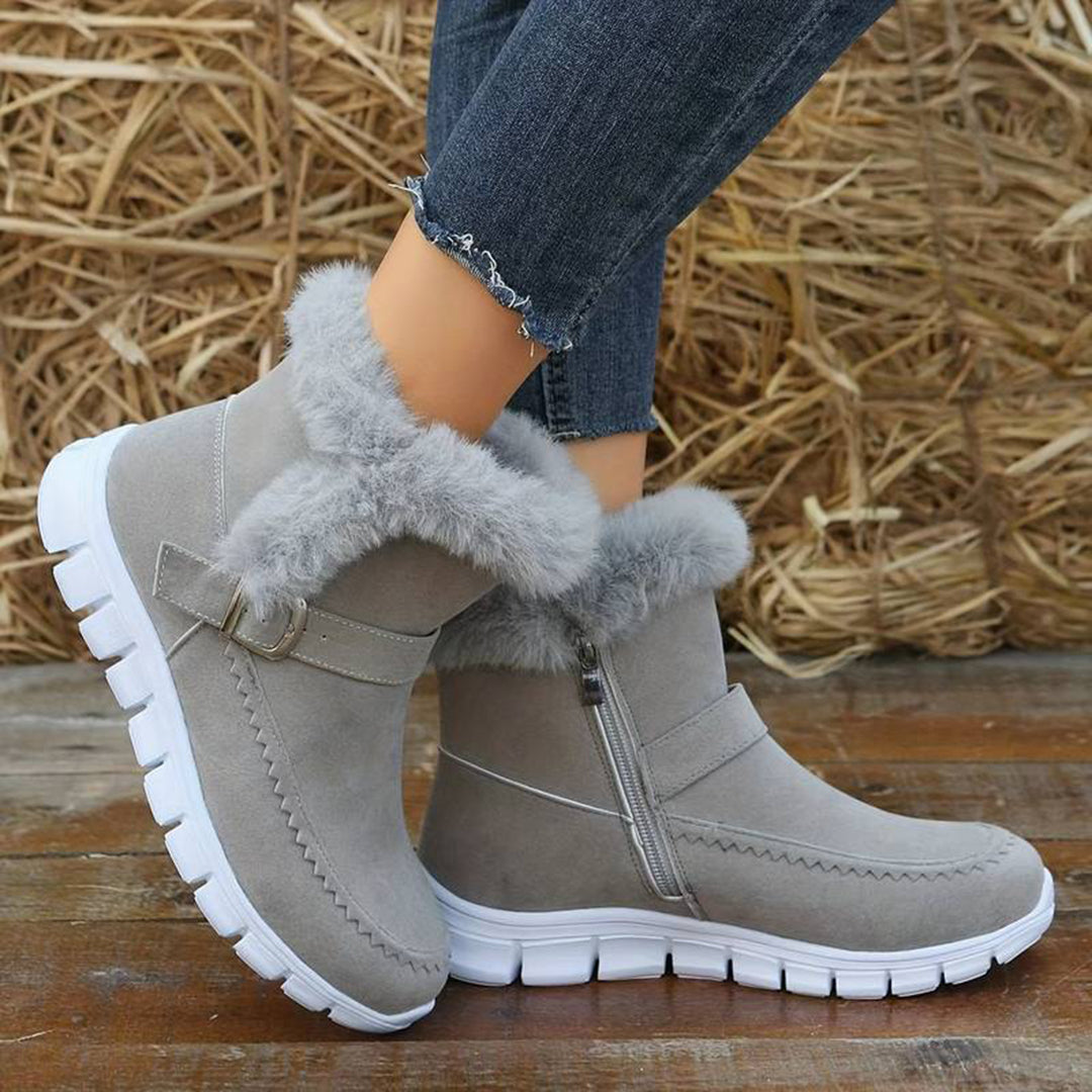 Modische winterstiefel mit sportlicher sohle - Paula