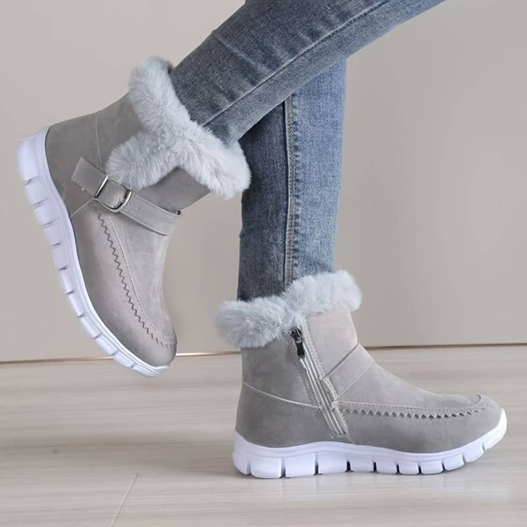 Modische winterstiefel mit sportlicher sohle - Paula