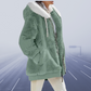 Übergroße teddyjacke für damen | gemütlich und warm | wintermantel