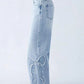 Lavey – baggy-jeans mit schleifen