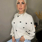 Philine - übergroßer pullover joslin creme