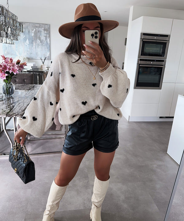 Philine - übergroßer pullover joslin creme