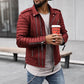 Caleb – erren-lederjacke im vintage-stil