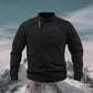 Winddichter, warmer fleece-herrenpullover
