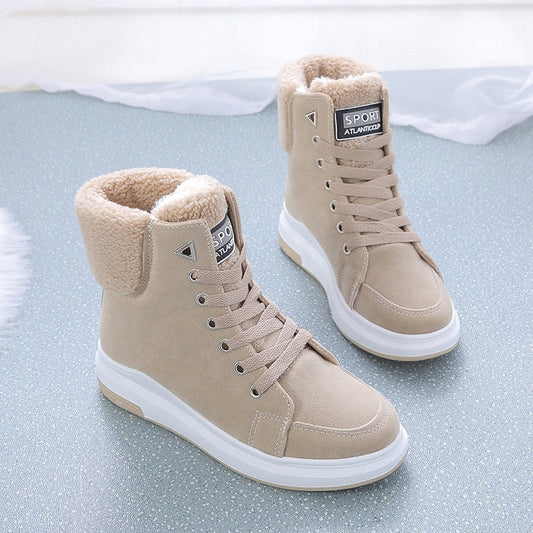 Damen winterstiefel mit warmfutter | wasserabweisend und rutschfest