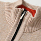 Kragen Beige Strickpullover für Herren