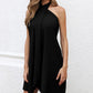 Elegantes drapiertes sommerkleid
