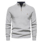 Pullover mit halbem reißverschluss