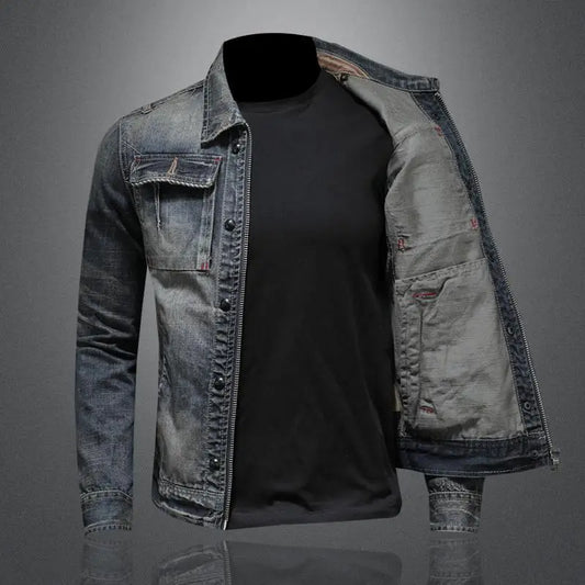 Bruno – Vintage-Jeansjacke für Herren