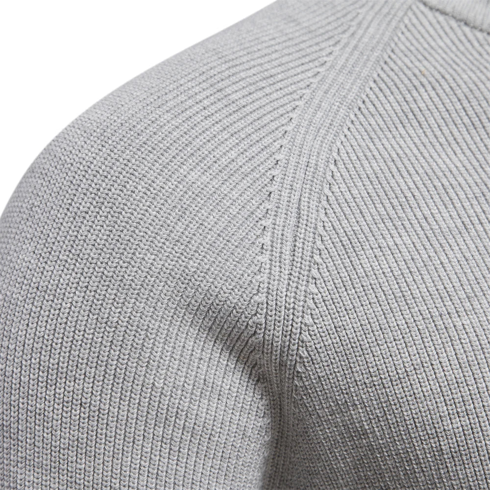 Pullover mit halbem reißverschluss