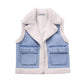 Marta - Ärmellose Denim Jacke