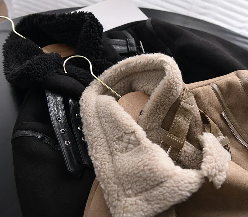 Heili | sherpa-fleece-bomberjacke