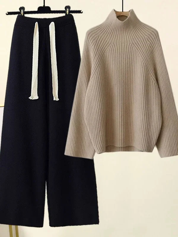 Winterstrickset – wärme und Stil in einem eleganten outfit