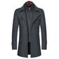 Vincent | trenchcoat mit offenem kragen