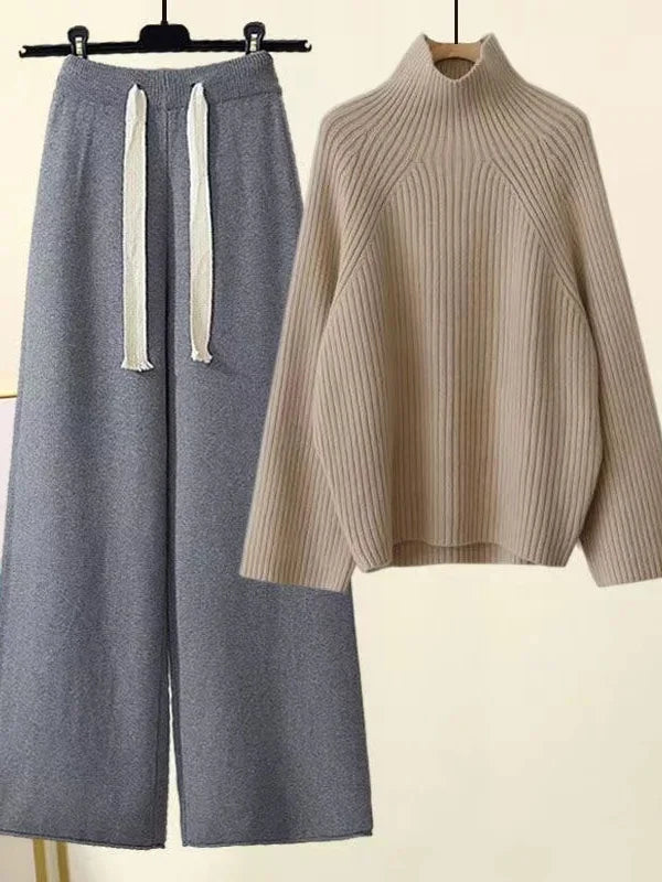 Winterstrickset – wärme und Stil in einem eleganten outfit