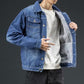Cordell - jeansjacke mit dickem wollfutter
