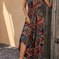 Grünes maxi sommerkleid - Lara