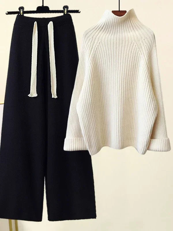 Winterstrickset – wärme und Stil in einem eleganten outfit