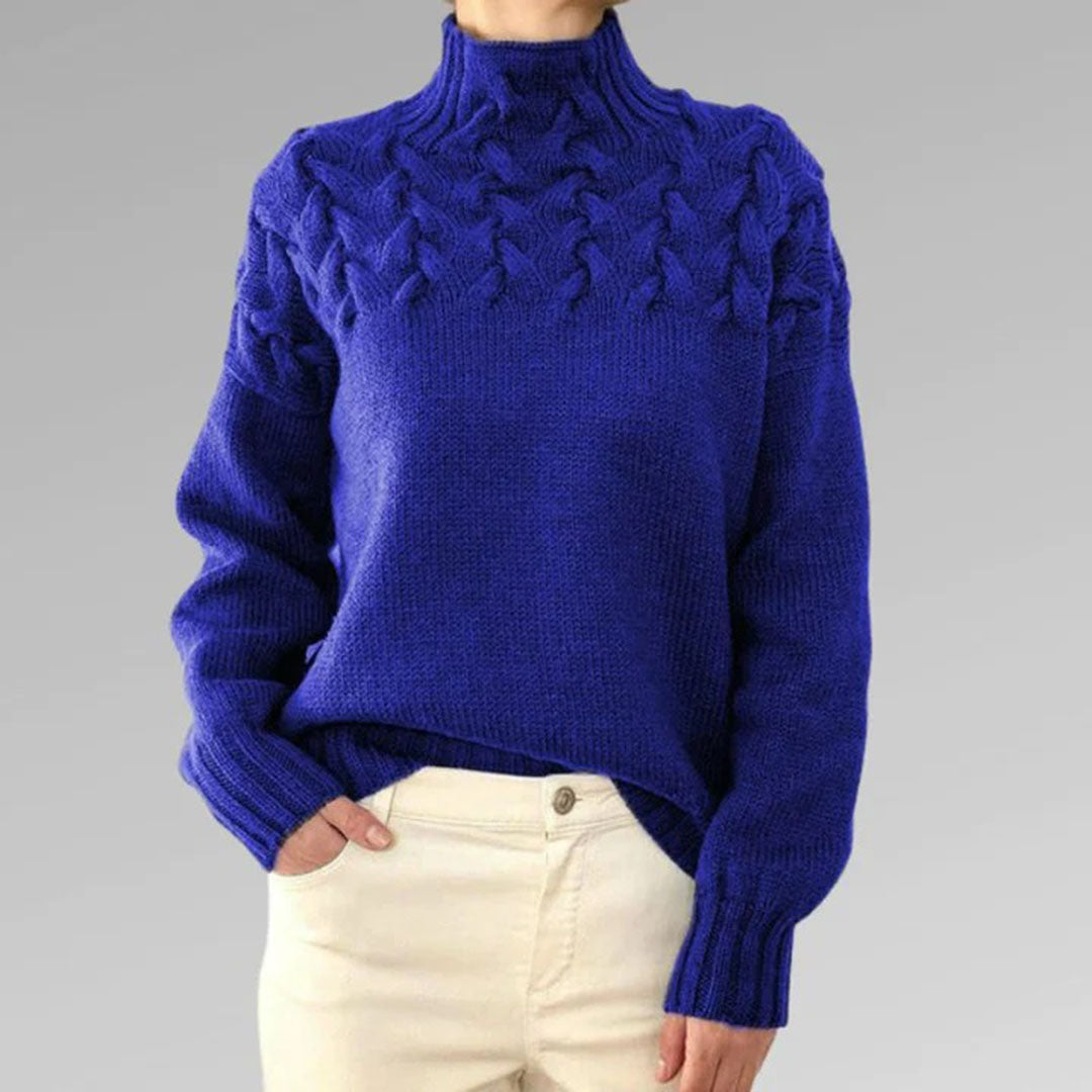 Stylischer damen-rollkragenpullover von sansa - perfekt für jede jahreszeit