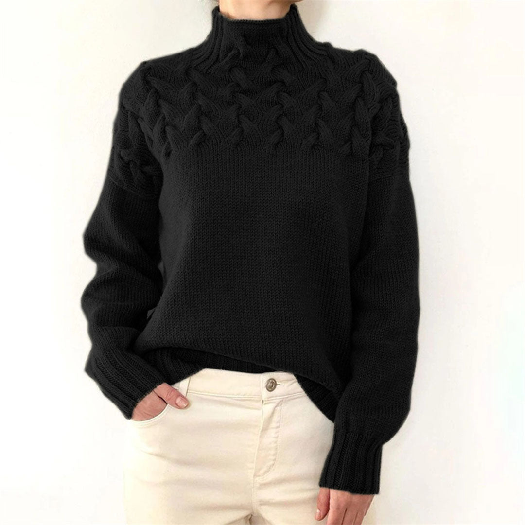 Stylischer damen-rollkragenpullover von sansa - perfekt für jede jahreszeit