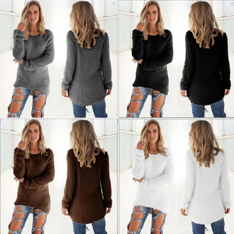 Faye – warmer pullover für damen